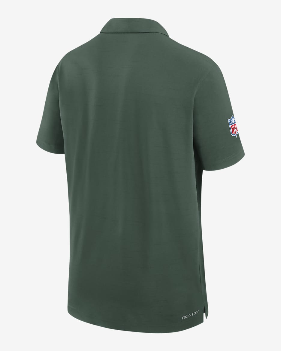 Polo Nike Dri FIT de la NFL para hombre Green Bay Packers Sideline